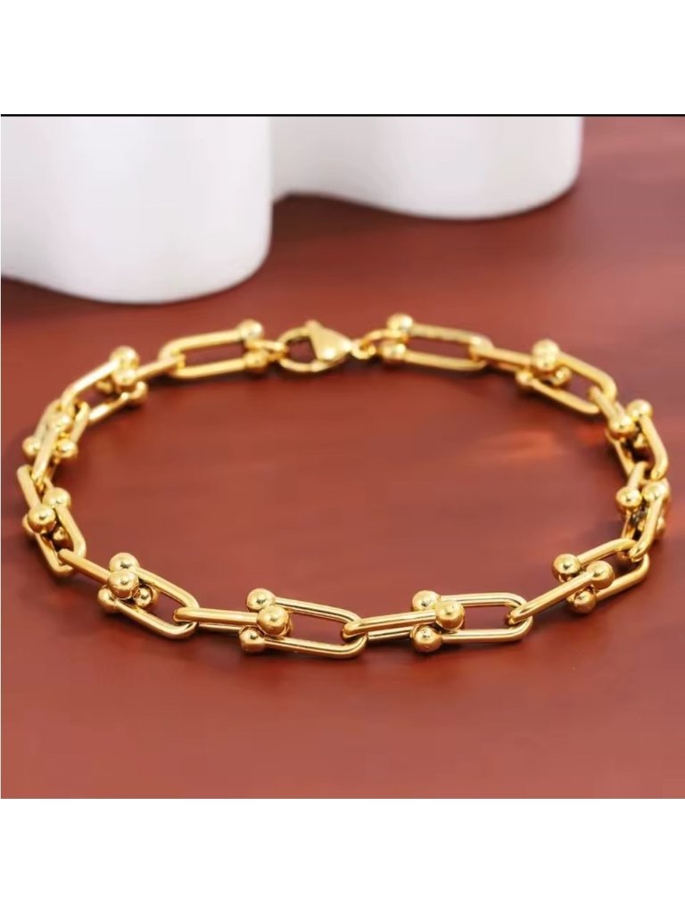 Stainless Steel Fashion Link Bracelet
